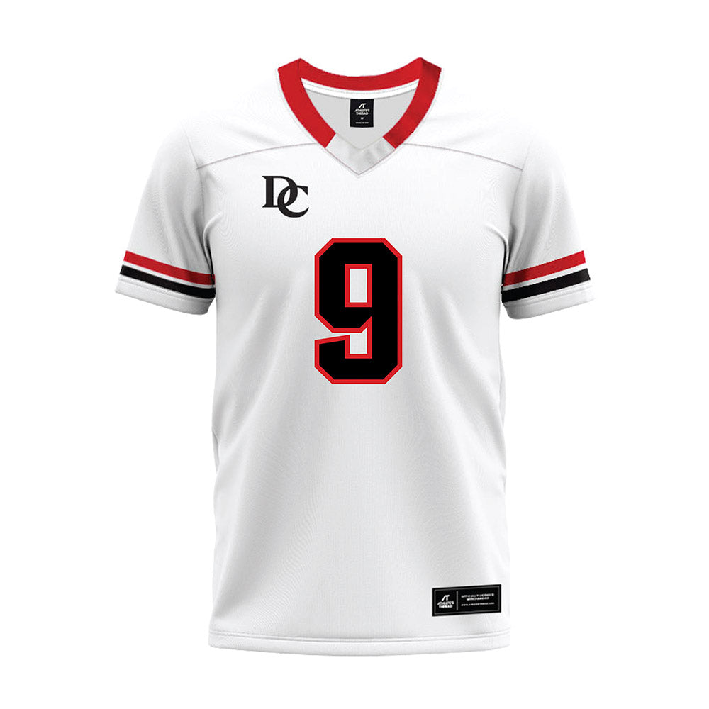 Davidson - NCAA Football : Landon Glezen - 2024 White Premium Football Jersey-0