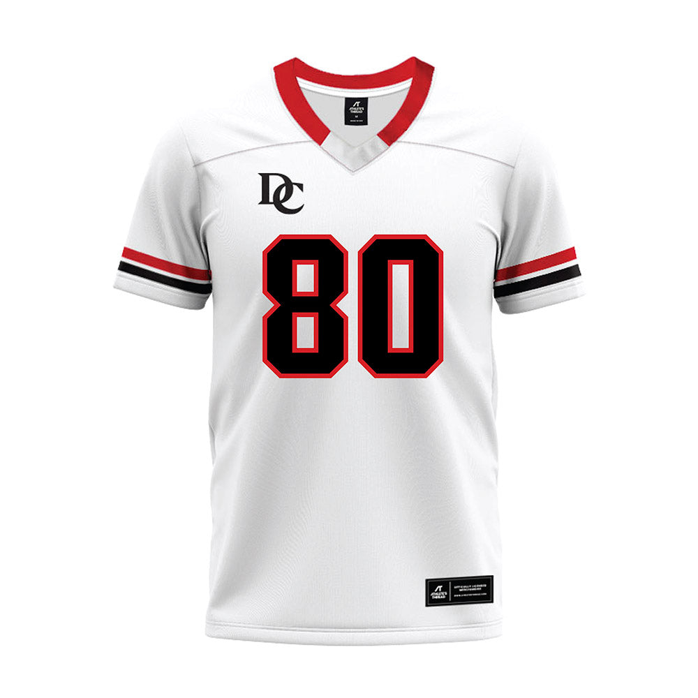 Davidson - NCAA Football : Xavier Vela - 2024 White Premium Football Jersey-0