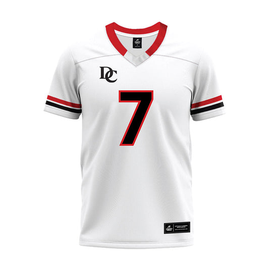 Davidson - NCAA Football : James Franklin - 2024 White Premium Football Jersey-0