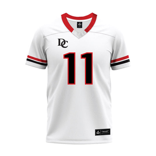Davidson - NCAA Football : Tre Johnson - 2024 White Premium Football Jersey-0