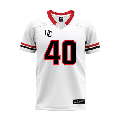 Davidson - NCAA Football : Carius McClain - 2024 White Premium Football Jersey
