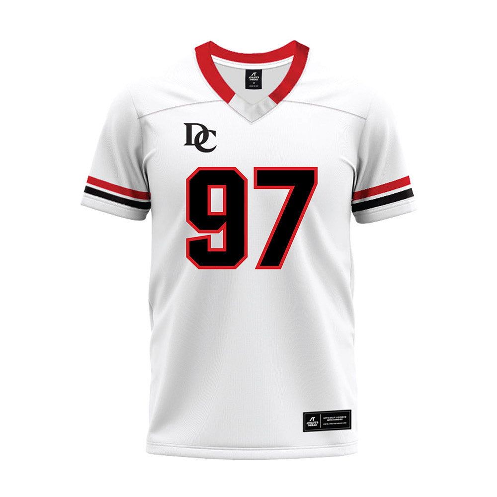 Davidson - NCAA Football : Liam McMann - 2024 White Premium Football Jersey-0