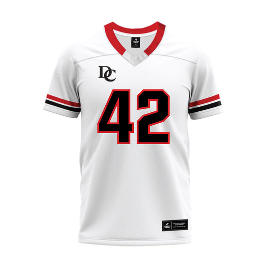 Davidson - NCAA Football : Dallas Brown - 2024 White Premium Football Jersey