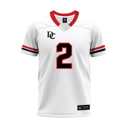 Davidson - NCAA Football : Mari Adams - 2024 White Premium Football Jersey