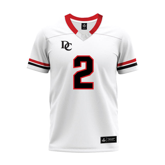Davidson - NCAA Football : Mari Adams - 2024 White Premium Football Jersey