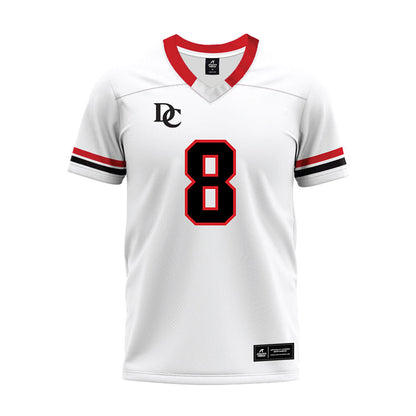 Davidson - NCAA Football : Andrew Frazier - 2024 White Premium Football Jersey