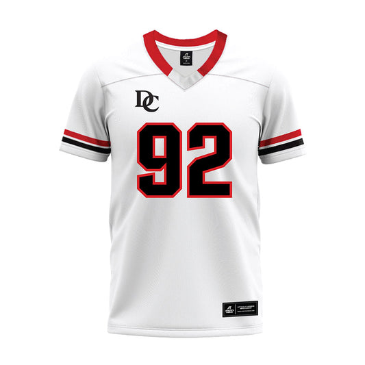 Davidson - NCAA Football : Christian Hayes - 2024 White Premium Football Jersey-0