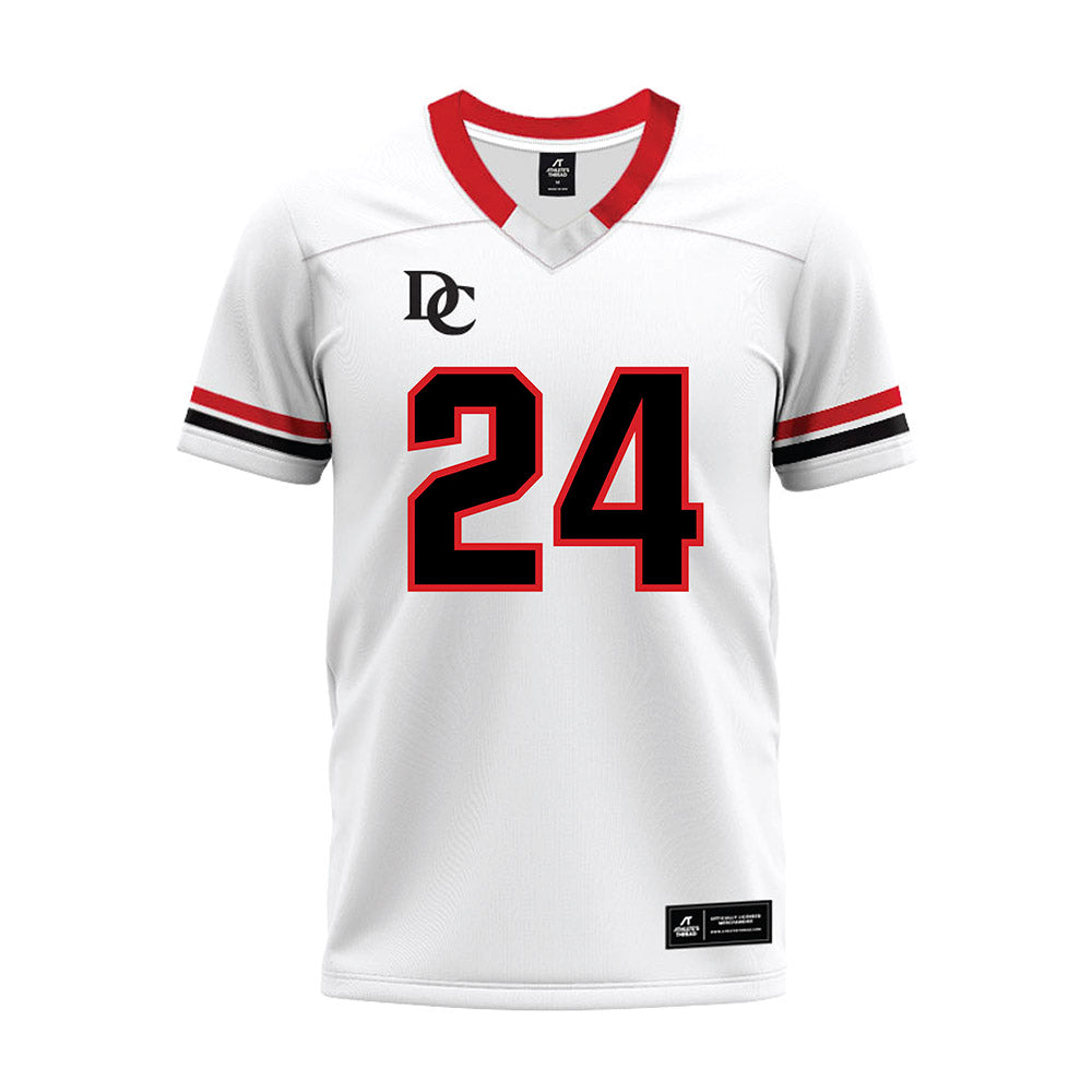 Davidson - NCAA Football : Brodey Berg - 2024 White Premium Football Jersey-0