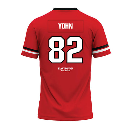 Davidson - NCAA Football : Gavin Yohn - 2024 Orange Premium Football Jersey