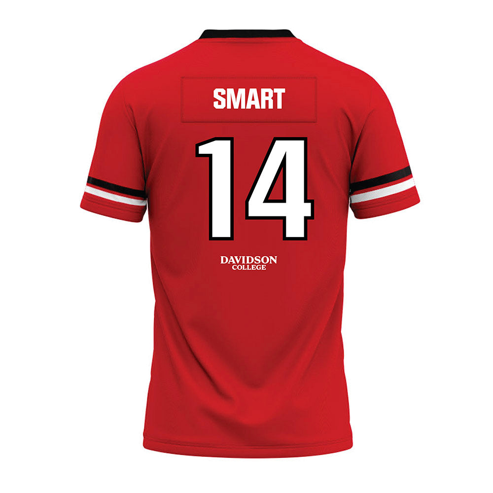 Davidson - NCAA Football : Landon Smart - 2024 Orange Premium Football Jersey