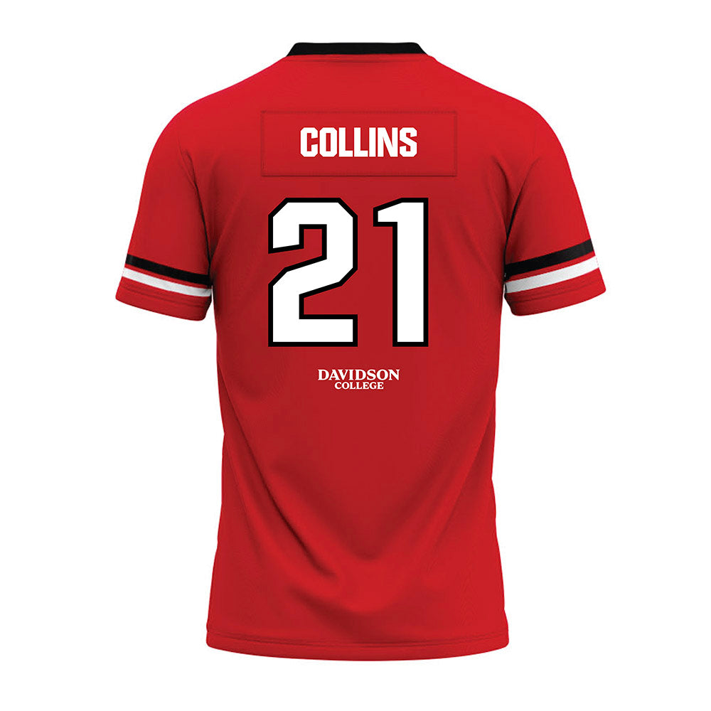 Davidson - NCAA Football : Caiden Collins - 2024 Orange Premium Football Jersey-1