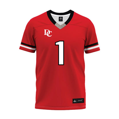 Davidson - NCAA Football : Dominic Njoku - 2024 Orange Premium Football Jersey