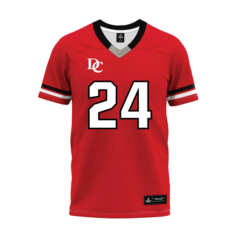 Davidson - NCAA Football : Brodey Berg - 2024 Orange Premium Football Jersey-0