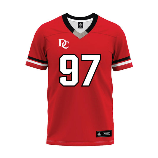 Davidson - NCAA Football : Liam McMann - 2024 Orange Premium Football Jersey-0