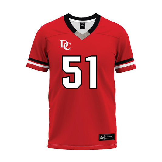 Davidson - NCAA Football : Tom Luther - 2024 Orange Premium Football Jersey