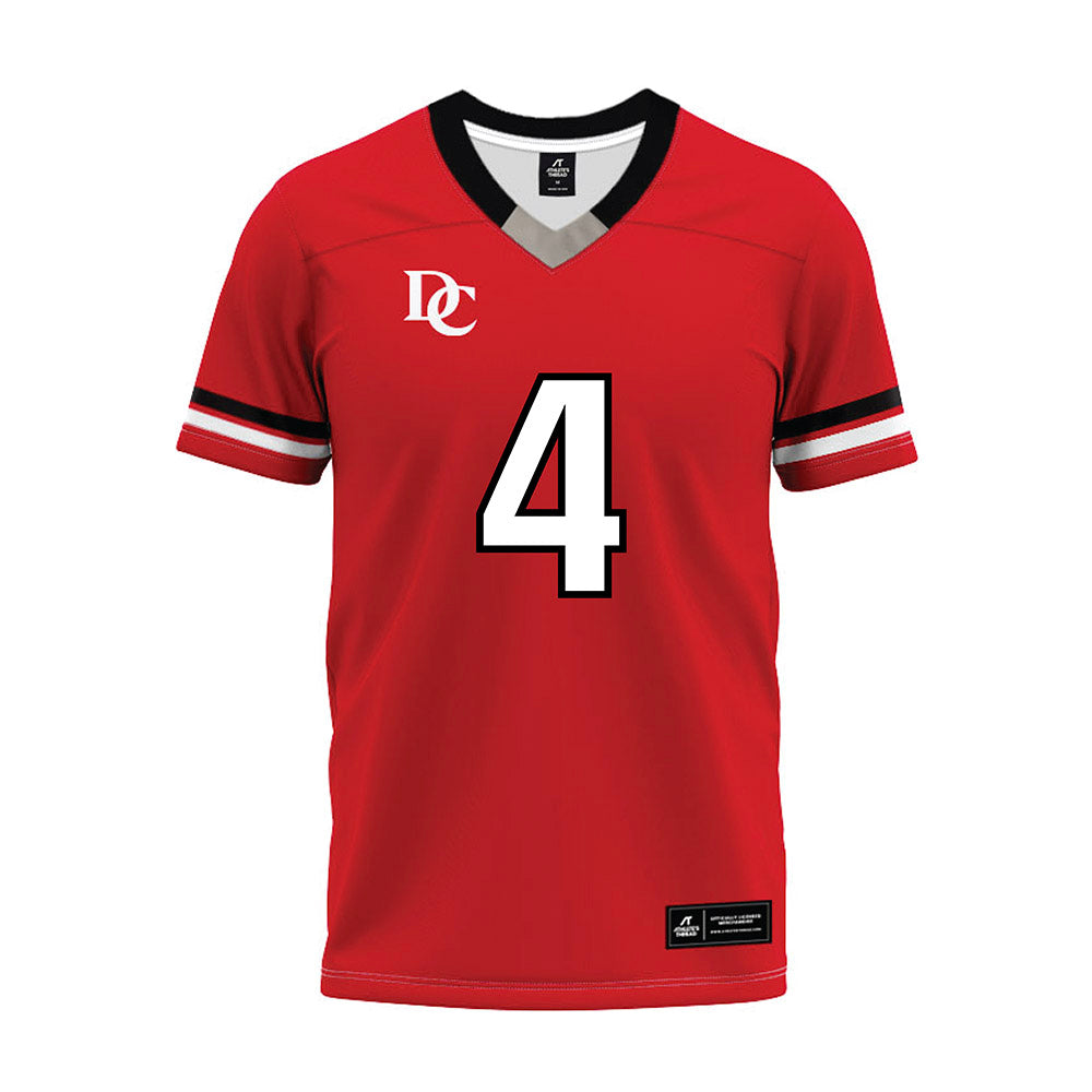 Davidson - NCAA Football : Tahir Henry - 2024 Orange Premium Football Jersey