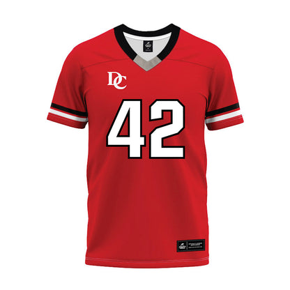 Davidson - NCAA Football : Dallas Brown - 2024 Orange Premium Football Jersey