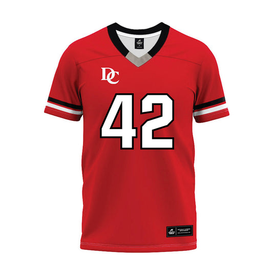 Davidson - NCAA Football : Dallas Brown - 2024 Orange Premium Football Jersey