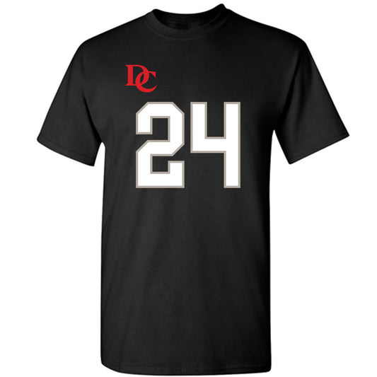 Davidson - NCAA Football : Brodey Berg - Black Replica Shersey T-Shirt-0