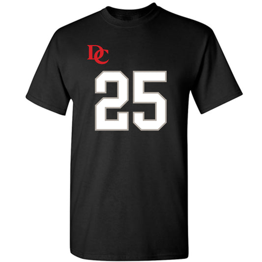 Davidson - NCAA Football : Shay Ragland - Black Replica Shersey T-Shirt-0