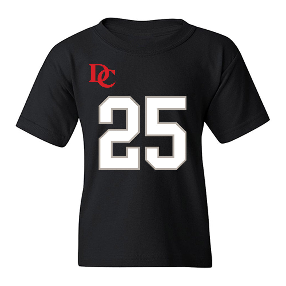 Davidson - NCAA Football : Shay Ragland - Black Replica Shersey Youth T-Shirt-0