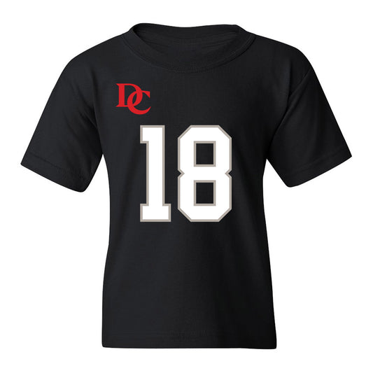 Davidson - NCAA Football : Jacary Lightsey - Black Replica Shersey Youth T-Shirt