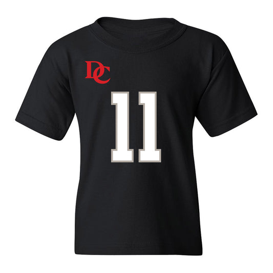 Davidson - NCAA Football : Brody Reina - Black Replica Shersey Youth T-Shirt