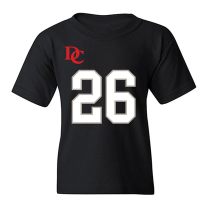 Davidson - NCAA Football : Jayden Ferguson - Black Replica Shersey Youth T-Shirt-0