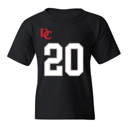 Davidson - NCAA Football : Quinton Cancel II - Black Replica Shersey Youth T-Shirt
