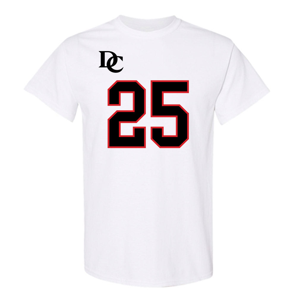 Davidson - NCAA Football : Shay Ragland - White Replica Shersey T-Shirt-0