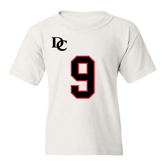 Davidson - NCAA Football : Landon Glezen - White Replica Shersey Youth T-Shirt-0