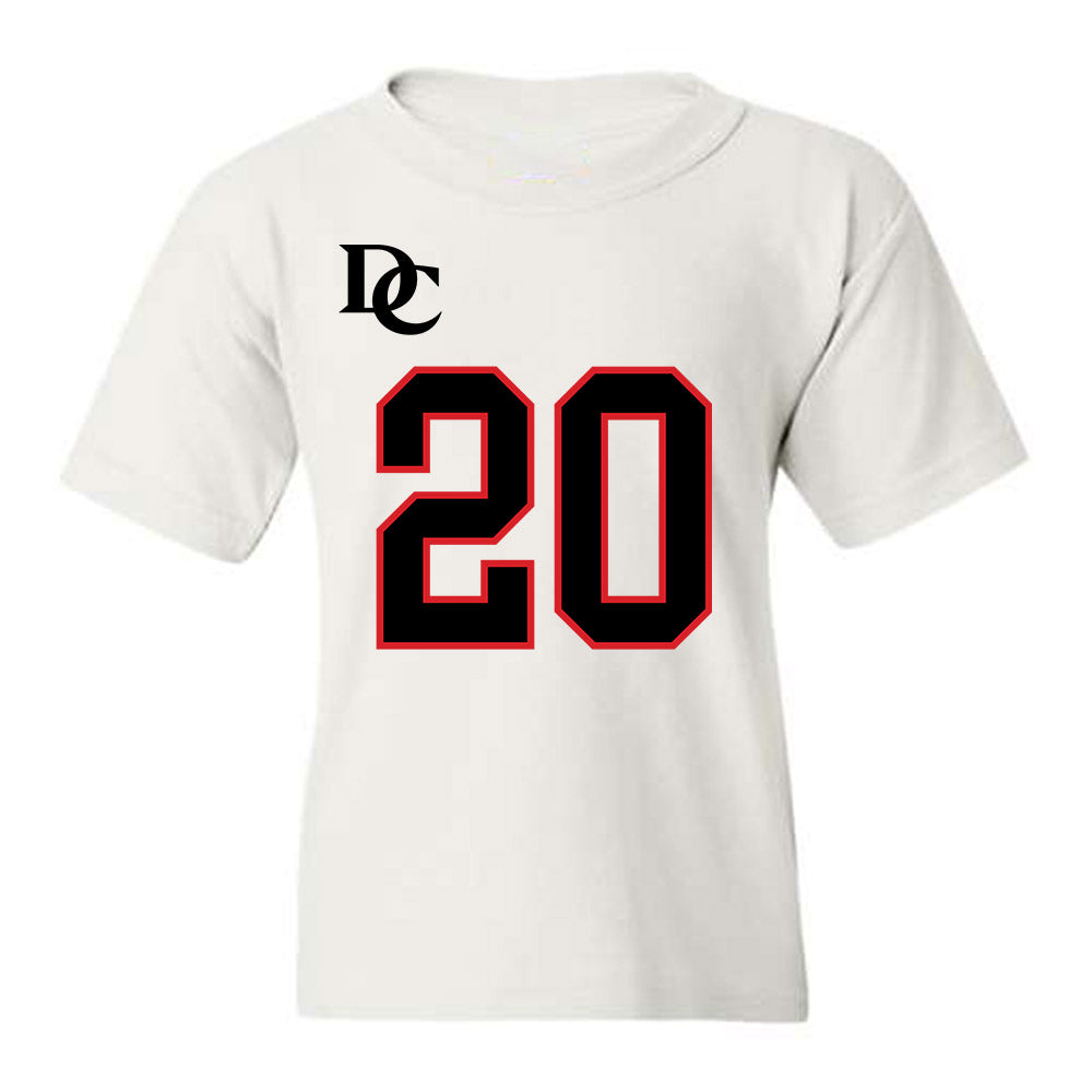 Davidson - NCAA Football : Quinton Cancel II - White Replica Shersey Youth T-Shirt