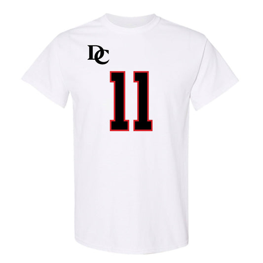 Davidson - NCAA Football : Brody Reina - White Replica Shersey T-Shirt