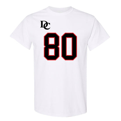 Davidson - NCAA Football : Xavier Vela - White Replica Shersey T-Shirt-0