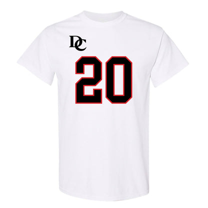 Davidson - NCAA Football : Quinton Cancel II - White Replica Shersey T-Shirt