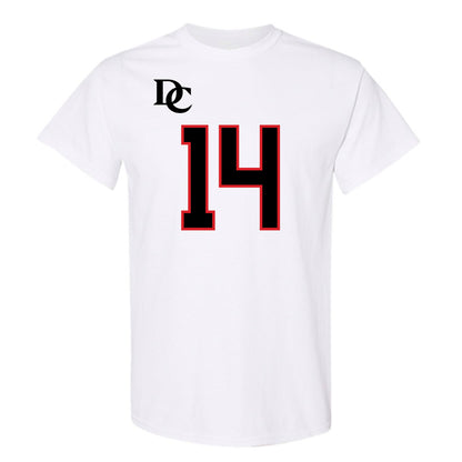 Davidson - NCAA Football : Landon Smart - White Replica Shersey T-Shirt