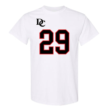 Davidson - NCAA Football : Carter Simko - White Replica Shersey T-Shirt-0