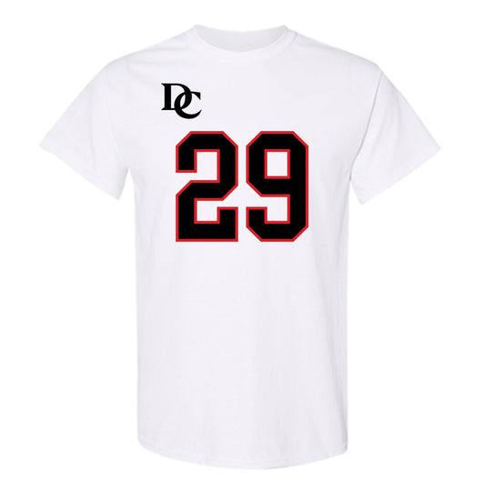 Davidson - NCAA Football : Carter Simko - White Replica Shersey T-Shirt-0