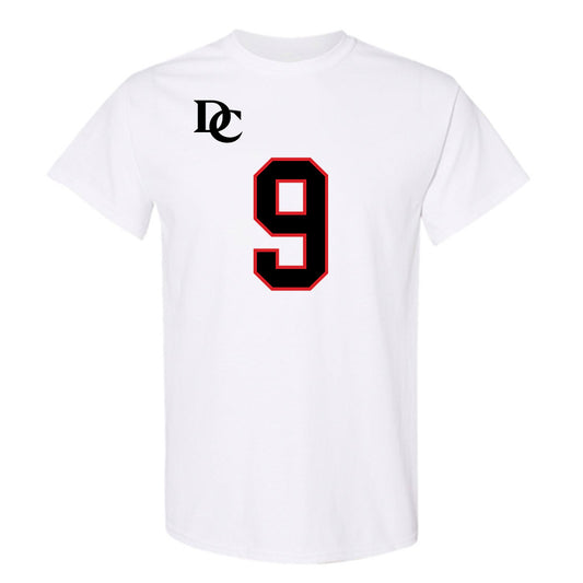 Davidson - NCAA Football : Landon Glezen - White Replica Shersey T-Shirt-0