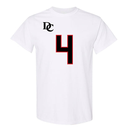 Davidson - NCAA Football : Tahir Henry - White Replica Shersey T-Shirt