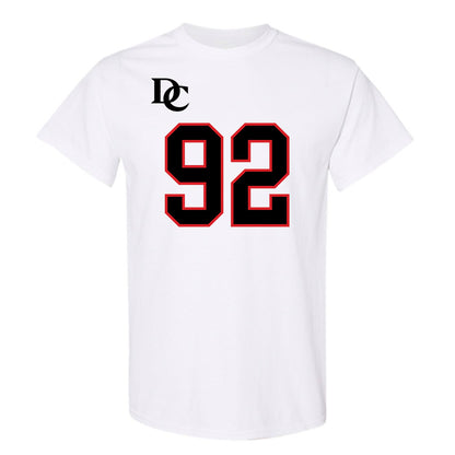 Davidson - NCAA Football : Christian Hayes - White Replica Shersey T-Shirt-0
