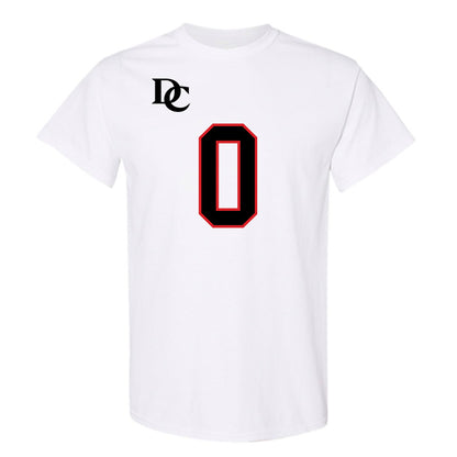 Davidson - NCAA Football : Hunter Brooks - White Replica Shersey T-Shirt-0
