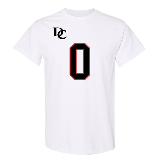 Davidson - NCAA Football : Hunter Brooks - White Replica Shersey T-Shirt-0