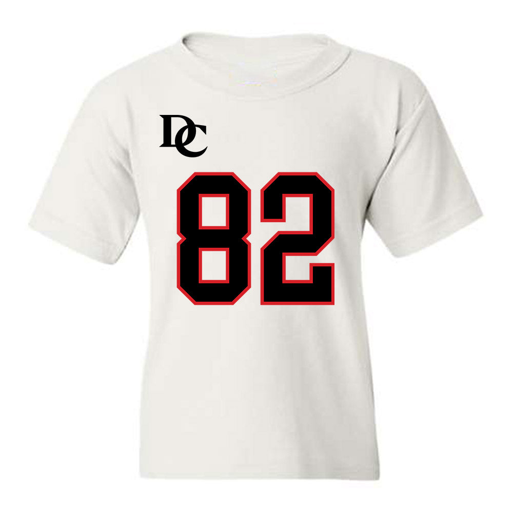 Davidson - NCAA Football : Gavin Yohn - White Replica Shersey Youth T-Shirt