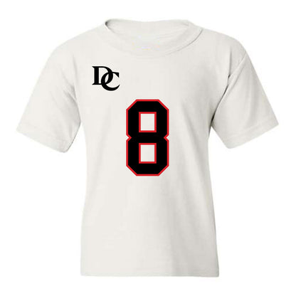 Davidson - NCAA Football : Andrew Frazier - White Replica Shersey Youth T-Shirt