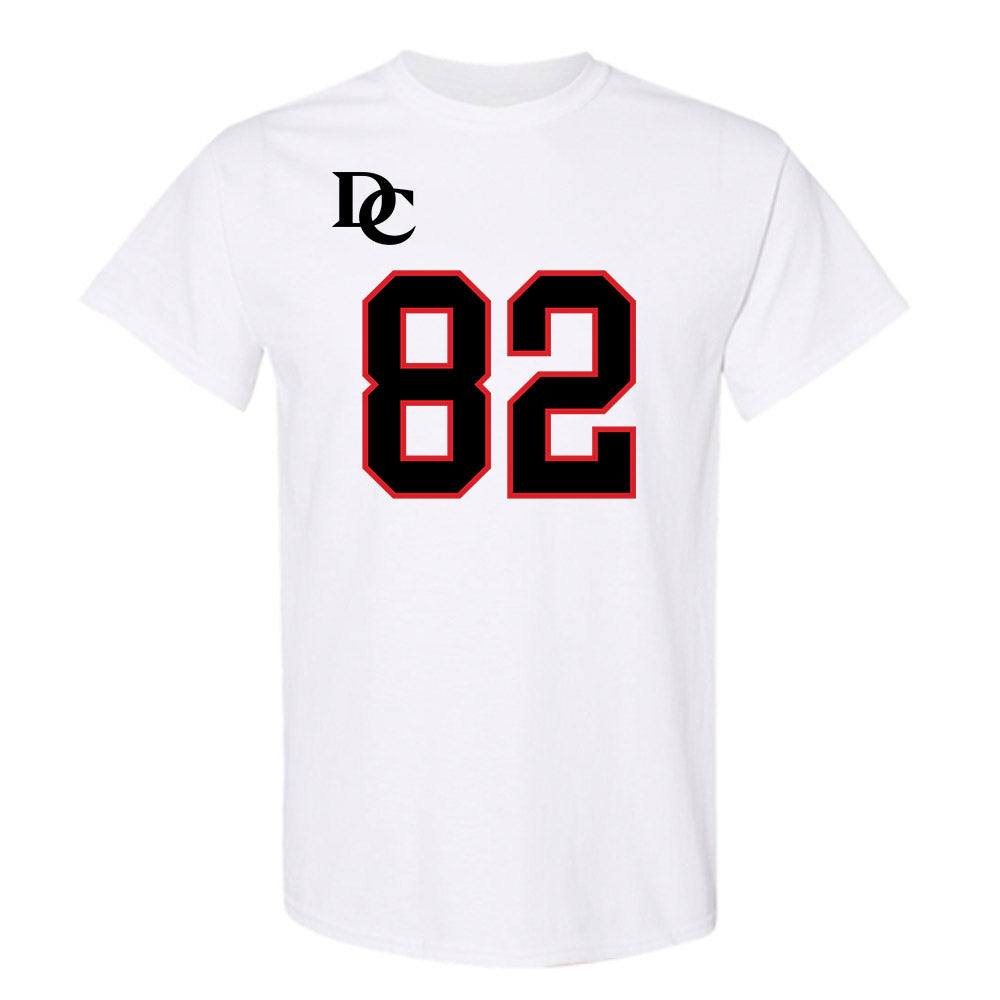 Davidson - NCAA Football : Gavin Yohn - White Replica Shersey T-Shirt