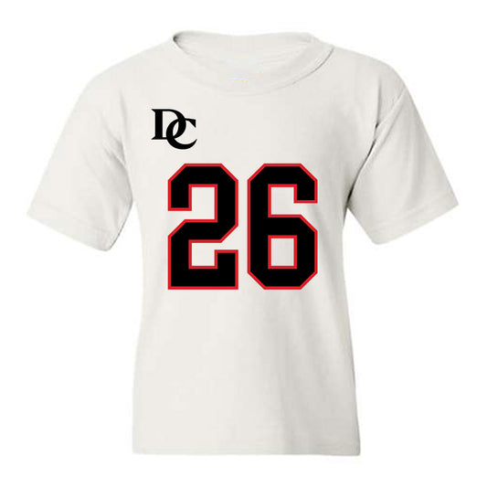 Davidson - NCAA Football : Jayden Ferguson - White Replica Shersey Youth T-Shirt-0