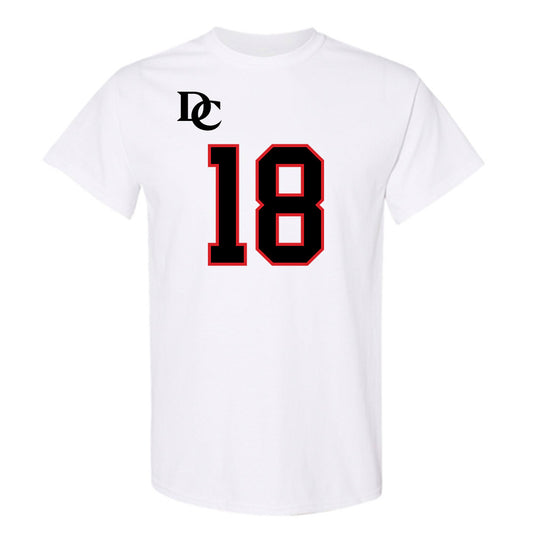 Davidson - NCAA Football : Jacary Lightsey - White Replica Shersey T-Shirt