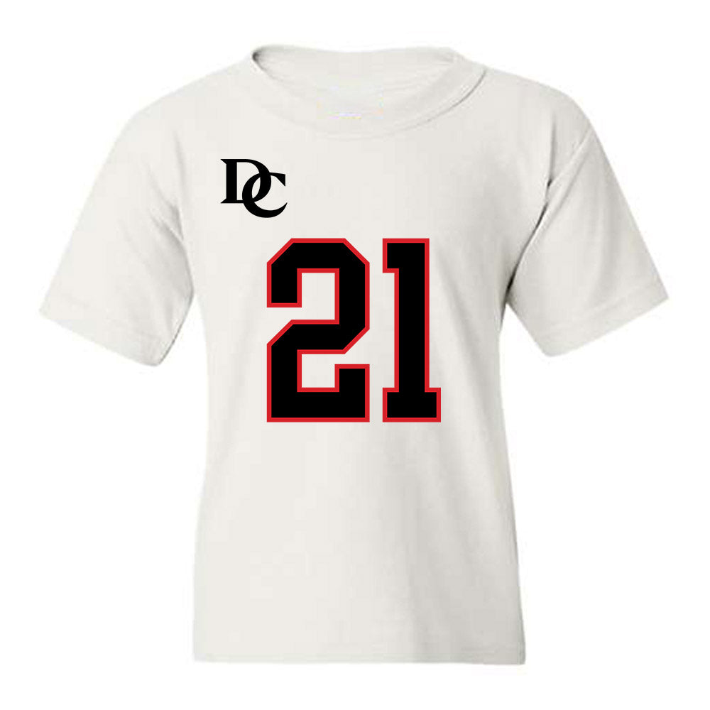 Davidson - NCAA Football : Caiden Collins - White Replica Shersey Youth T-Shirt-0