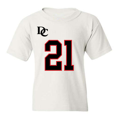 Davidson - NCAA Football : Caiden Collins - White Replica Shersey Youth T-Shirt-0